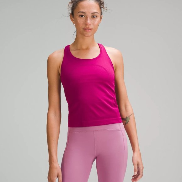 💕Lululemon Swiftly Tech Racerback Tank Top 2.0 Race Length-NWT-Women's Magenta - Picture 2 of 16